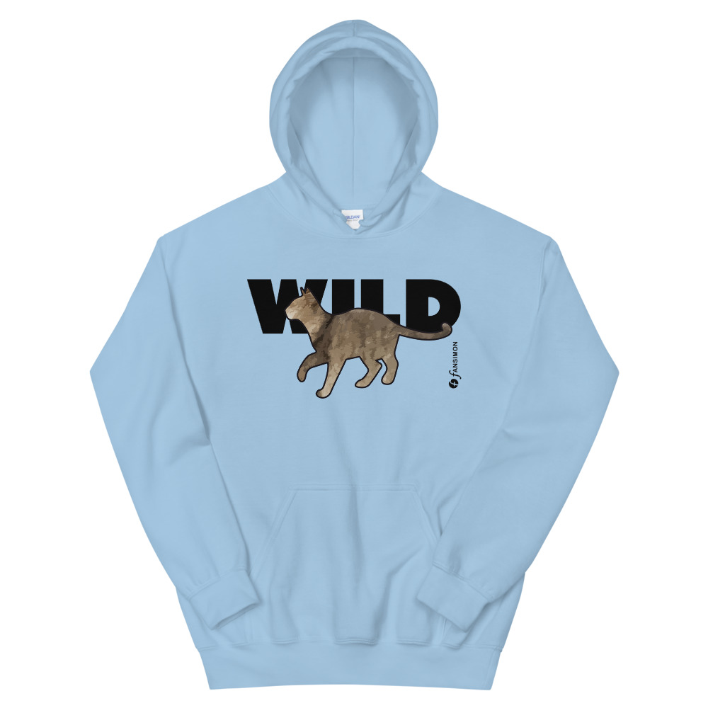 WILD - unisex heavy blend hoodie Blue: Design-by-fANSIMON
