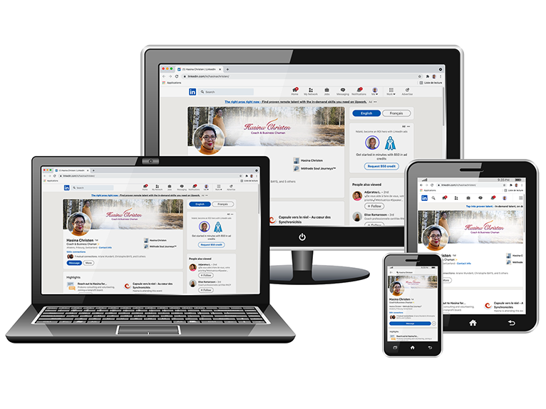 Hasina Christen - Visuals for LinkedIn